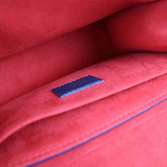 Louis Vuitton Saint Sulpice PM Shoulder Bag Monogram Implant Marine Rouge - Picture 9 of 9